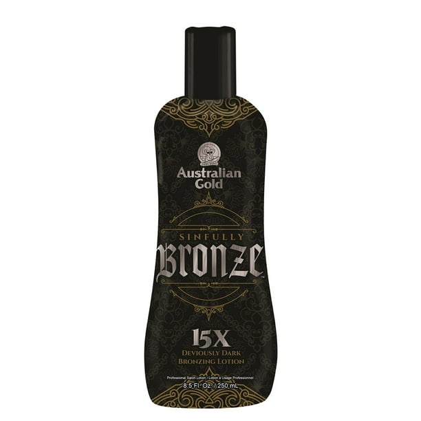 Loci�n bronceadora Australian Gold Sinfully Bronze 15x Deep Dark Bronzing