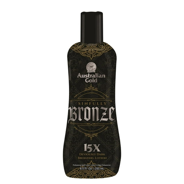 Loci�n bronceadora Australian Gold Sinfully Bronze 15x Deep Dark Bronzing