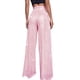thumbnail image 3 of WILLBEST Pantalones Casuales para Mujer: Modernos Pantalones Acampanados de Cintura Alta con Lentejuelas y Pierna Ancha para Discotecas. Estilo Brillante. Grande, 3 of 8