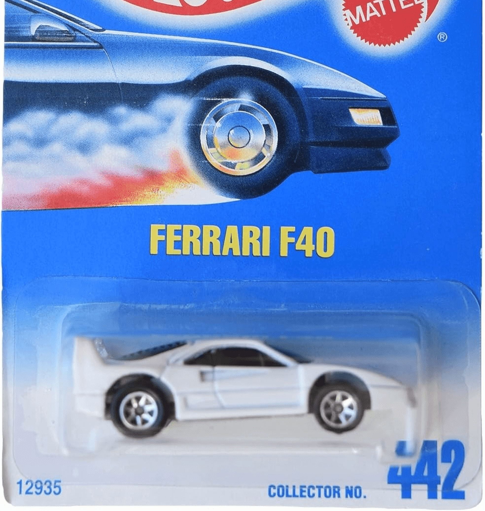 Hot Wheels Ferrari F40 White 442 - Walmart.com