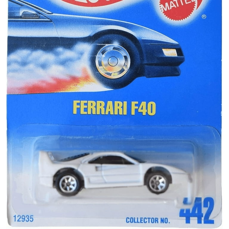 Hot Wheels Ferrari F40 White 442 - Walmart.com