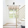 thumbnail image 6 of Curtain Valance for WindowsPastoral Style Wildflower Field Kitchen Valances Rod Pocket Short Curtains,Blooming Floral Botanical Window Treatment Panel for Living Room Bathroom Bedroom, 6 of 8