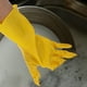 thumbnail image 4 of unbranded 2Pares Guantes Reutilizables De PVC Para Limpieza Doméstica Con Texturizado Amarillo, 4 of 8