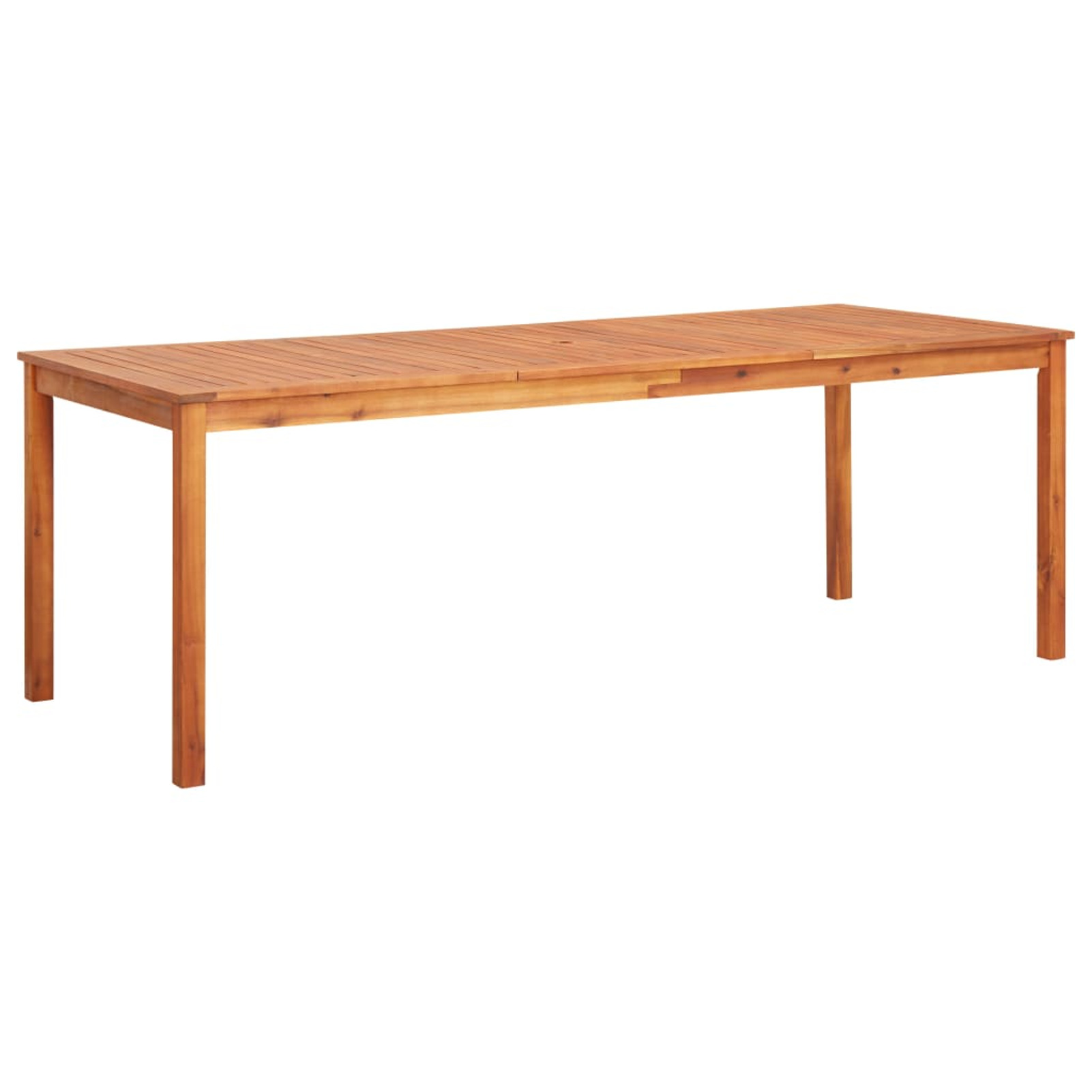 Dcenta Patio Table 84.6"x35.4"x29.1" Solid Acacia Wood