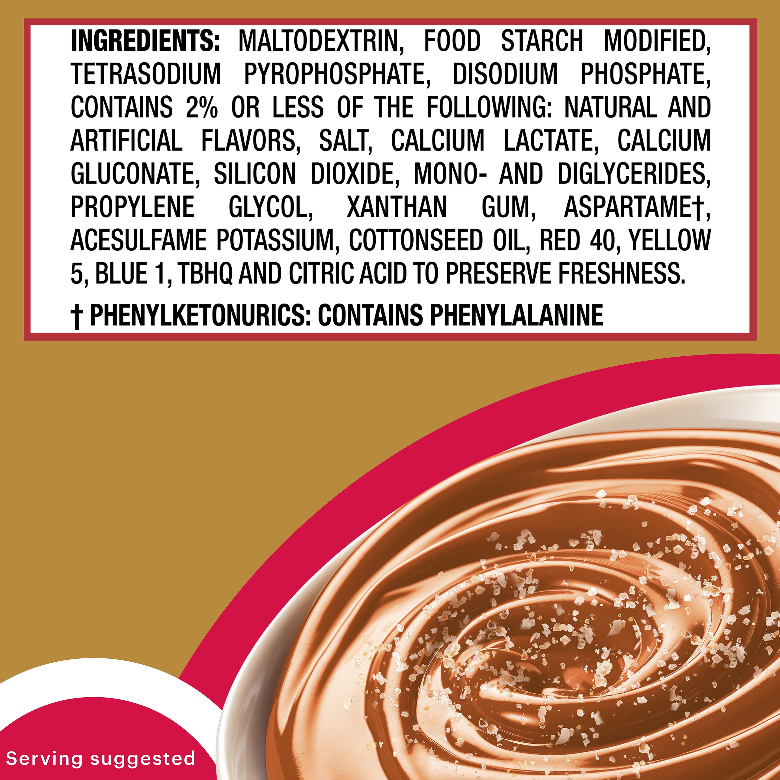 (6 pack) Sprinkles Salted Caramel Cupcake Sugar-Free Instant Pudding Mix, 4 Servings, 1.71 oz Box