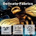thumbnail image 3 of Honeybee Elegant Velvet Throw Pillow Covers Set of 2 for Bed and Throw Pillows - 16x16, 18x18, 20x20 Inches with Unique Patterns for Home Decor and More, 3 of 6