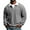 Gray, variant on OIOLOYJM Mens Waffle Shirt Casual Henley Golf Shirt Long Sleeve Knitted T-Shirt Cozy Trendy Soft Dressy 1/4 Zip Pullover Tops Gray L