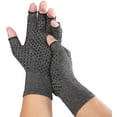 thumbnail image 1 of Arthritis Compression Gloves for Men Women for Arthritis hands, Fingerless Arthritis Gloves for Rheumatoid and Osteoarthritis, Compression Gloves for Arthritis Pain Relief（1 pair）, 1 of 7