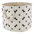 thumbnail image 1 of Design Imports CAMZ12463 Patte et Os Ronds en Polyester pour Animaux de Compagnie&44; Noir - Moyen, 1 of 9