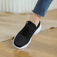 thumbnail image 6 of XIMIN Women's Mesh Sports Shoes - Lightweight Breathable Running Sneakers for Spring Summer Fall, Casual Walking Shoes (Black, 7.5), 6 of 6
