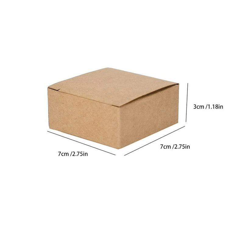 50/100pc Cardboard Mini Box Diy Kraft Paper Box Soap Box Jewelry
