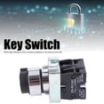 thumbnail image 3 of 2 Position Key Switch Self-Reset Power Lock Conversion Rotation Locking + Key ZB2-BE101 ZB2-BE102C, 3 of 7