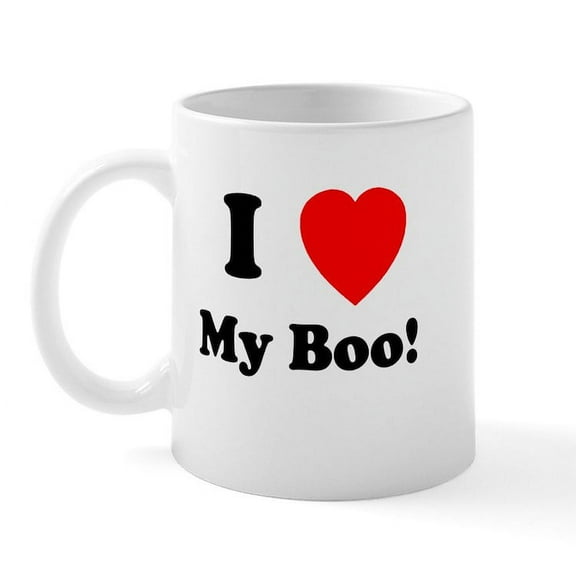 CafePress - My Boo Mug - 11 oz Ceramic Mug - Novelty Coffee Tea Cup