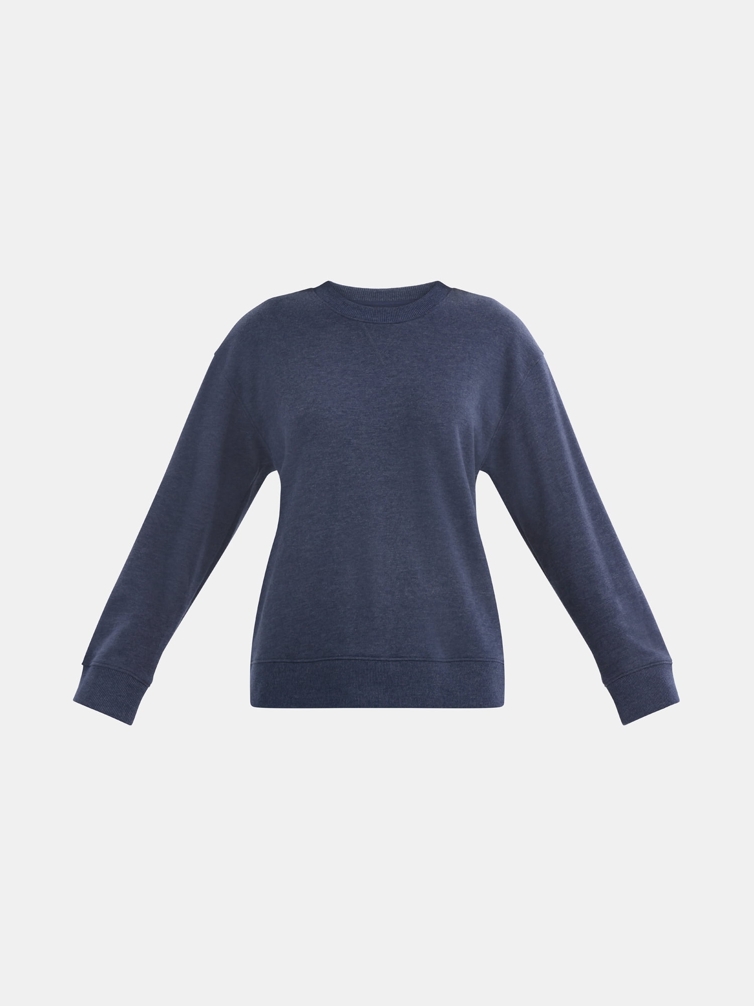Time and Tru Women's and Women's Plus Crewneck Sweatshirt with Long Sleeves, Sizes XS-4X
