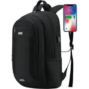 MAXTOP Laptop Backpack Business Computer Backpacks with USB Charging Port College Bookbag Fits Laptop up to 17 inch