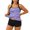 C-Light Purple296, variant on DHFJKG Womens Tankini Swimsuit Two Piece Beach Set High Waist Shorts Bottom Criss Cross Back Top Versatile Beachwear