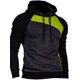 thumbnail image 1 of Novedad para hombre Sudaderas con capucha con bloques de color Outwear Mangas negras con amarillo brillante gris oscuro xxl oso de fresa Electrónica, 1 of 5