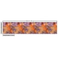 thumbnail image 3 of Ambesonne Nature Abstract Fabric by the Yard Upholstery, Animal Print Theme, 1 Yard, Orange Violet Mustard, 3 of 5