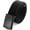 Black-, variant on Cut To Fit Canvas Web Belt Size Up to 52" with Flip-Top Solid Black Military Buckle