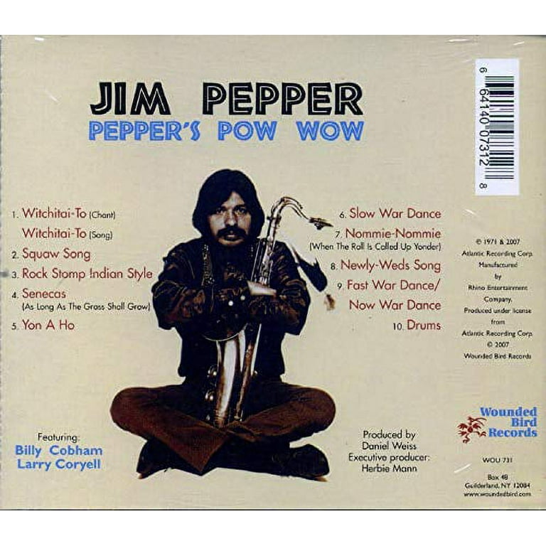 Jim Pepper - Peppers Pow Wow - Music & Performance - CD - Walmart.com
