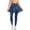 Sea Turtle Blue, variant on SCRAWLGOD Owl Stars Pink Yoga Skirt with Leggings for Women Tennis Golf Skorts Gym Yoga Skirt with Leggings Stretchy Washable Athletic Skirt Casual Sport Outfits, XS