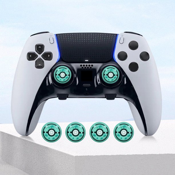 4 tapas de agarre de silicona analógicas para pulgar para PS5/Xbox One/Switch Pro (estilo G)
