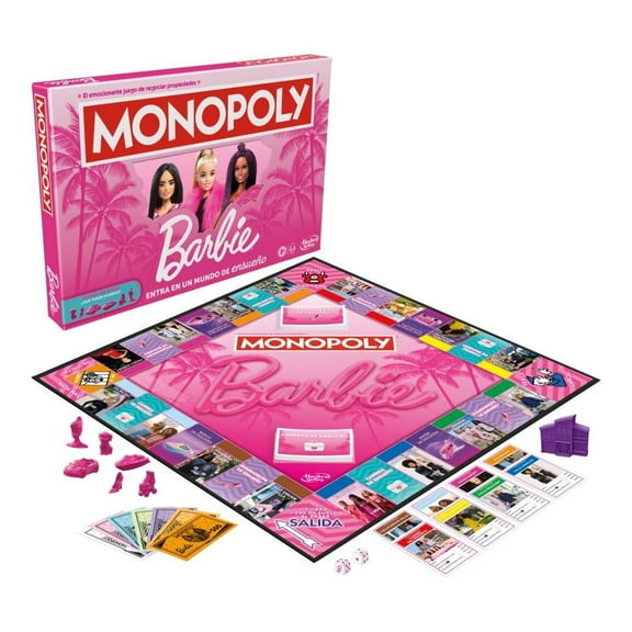 Juego de Mesa Hasbro Gaming Monopoly Barbie