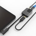 thumbnail image 3 of 3 In1 USB Type-C Adapter with 3.5mm Audio Jack 1000Mbps RJ45 Ethernet with PD3.0 Fast Charging for Gaming Phones,1 * Network adapter, 3 of 6