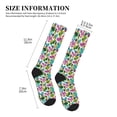 thumbnail image 2 of Picia Watercolor Flowers Printed Sports Compression Socks - 15-20mmHg Graduated Compression, High-Performance Soft and Breathable Socks for Men and Women, 2 of 5