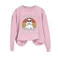 thumbnail image 2 of Ailaofu Halloween Sweatshirt for Women Funny Ghost Graphic Shirt Spooky Season Long Sleeve Tops, 2 of 4