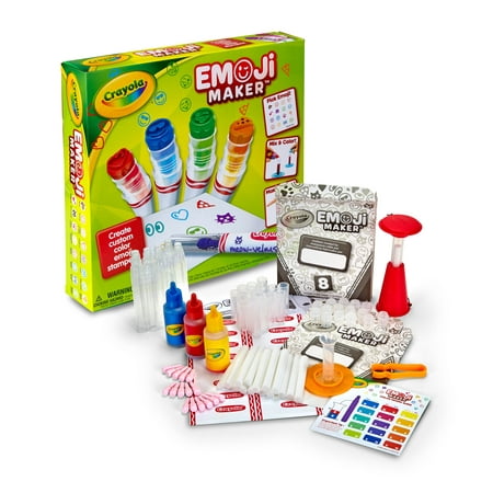 Crayola Emoji Stamp Maker, Marker Maker, Gift, Ages 6, 7, 8, 9, (Best Gifts For Girls Age 7)