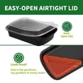 thumbnail image 4 of Recipientes de almacenamiento de alimentos APSIC Meal Prep 38 oz (1125 ml) x50, 4 of 9