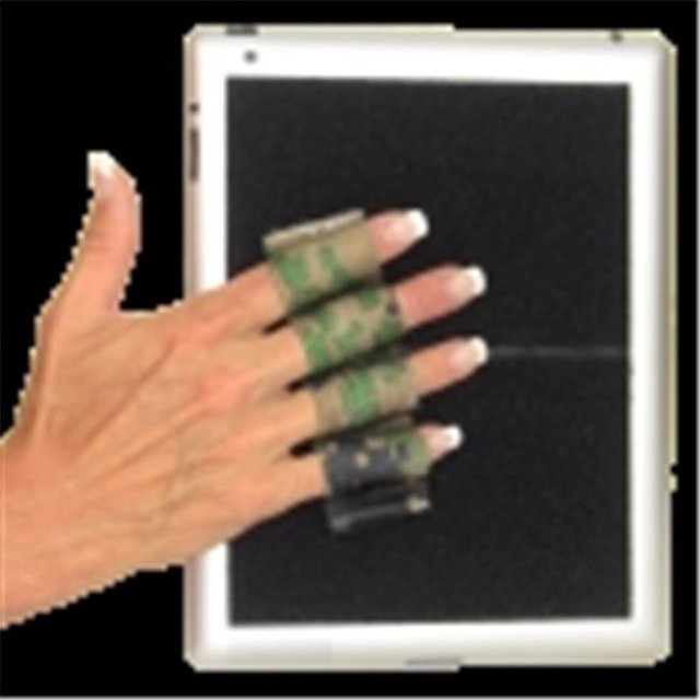 LAZY-HANDS 201535 Poignée 4 Boucles pour Tablette TG Poignée - TG Camouflage
