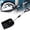 Black-1, variant on Aluminum Snow Shovel for Cars & Trucks – Retractable Winter Snow Removal Tool with Adjustable Length, EVA Anti-Freeze Handle, No Damage to Paint or Glass, Detachable & Portable – Black