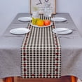 thumbnail image 2 of Table Runner Dresser Scarf 16 x 72 Inch Country Star Berry Black Buffalo Plaid Table Runners Non-Slip Heat Kitchen Dining Table Decor for Kitchen Farmhouse Indoor Outdoor Home Party, 2 of 7