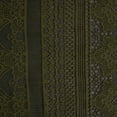 thumbnail image 3 of Zelouf Biadere Panel Lace  , Sewing, DIY, Crafts Fabric by the Yard, Fine Olive, 3 Yard, 3 of 3