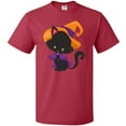 thumbnail image 3 of Inktastic Halloween Cat, Cute Cat, Black Cat, Witch Hat T-Shirt, 3 of 5