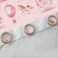 thumbnail image 4 of Manfei Pink Hat Air Balloon Black Out Curtains,Fairy Tale Castle Curtains Pack of 2 (42x63 Each),Western Cowgirl Horse Bedroom Curtains For Princess,Super Cozy Room Decor, 4 of 6