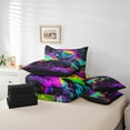 thumbnail image 4 of Cool Speed Truck Comforter Set 7 Pieces,Wolf Animals Jungle Adventure Bed Set,Hawaii Coconut Tree Bedding Bed in a Bag,Full (1 Comforter,2 Pillowcase,2 Pillow Covers,1 Flat Sheet,1 Fitted Sheet), 4 of 5