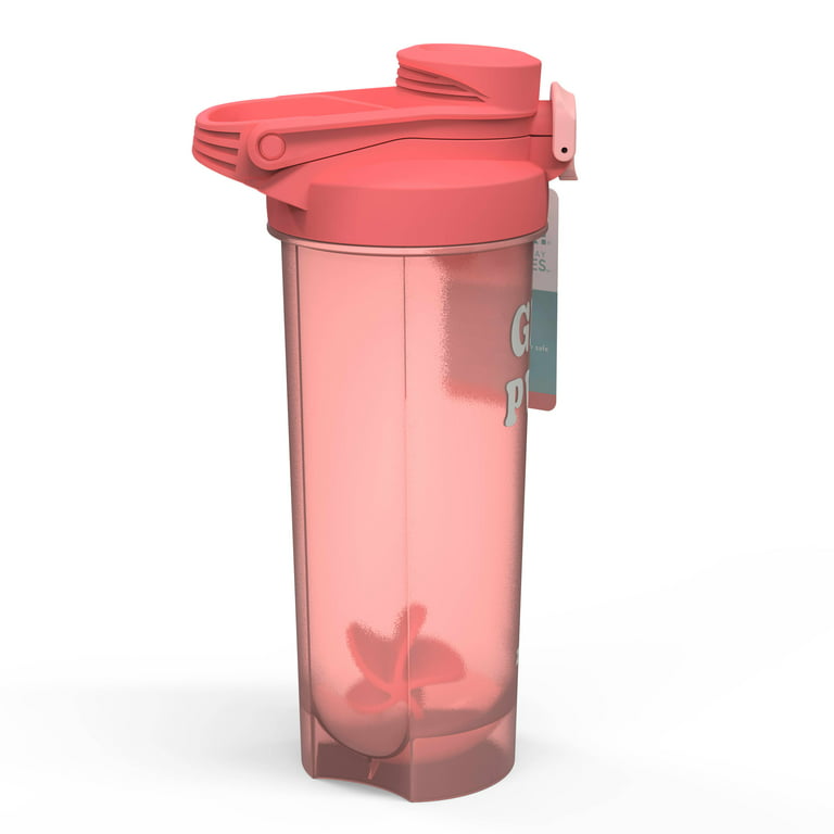 Zak Designs 27 Fluid Ounce BPA Free Mixer Bottle, Coral 