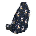thumbnail image 2 of Honeii Astronaut Surfing Print Car Seat Cover,Car Interior Covers,Universal Fit Seat Protector, Compatible with Most Cars, SUVs, Trucks, and Vans, 2 of 5
