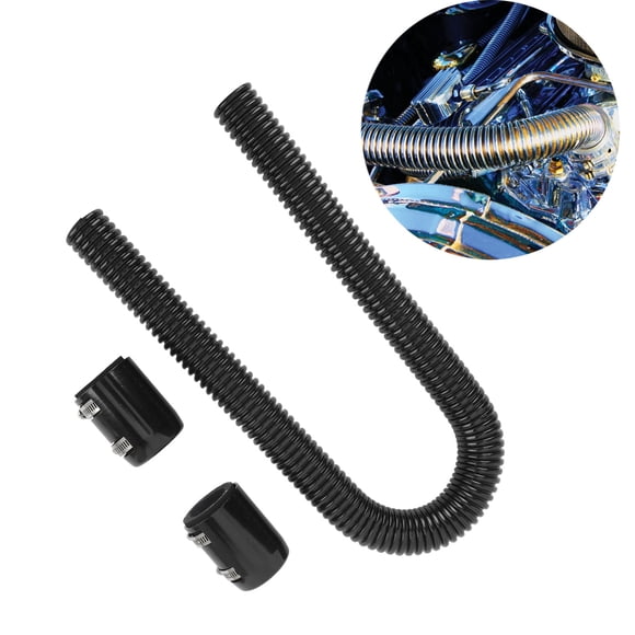 36 Inch Flexible Stainless Steel Radiator Hose Kit Clamps Universal Flex Radiator Coolant Water Hose With Billet
