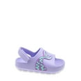 thumbnail image 2 of Wonder Nation Toddler Girl Eva Icon Slide Sandals, 2 of 4