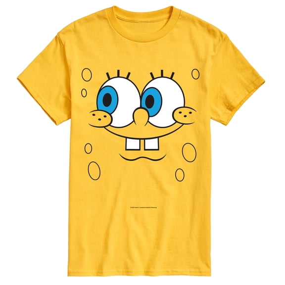 SpongeBob SquarePants - Face - Men's Short Sleeve Graphic T-Shirt