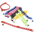 thumbnail image 4 of 12pcs Adjustable Pet Collars for Dogs & Cats Chic Design with Bells, Comfortable, Skin Friendly, Vibrant Colors for Holidays and Parties, 4 of 5