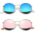 thumbnail image 1 of [ Lentes de Sol Joopin Redondos Metálicos Polarizados Espejados UV400 ], 1 of 6