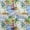 Blue, variant on oneOone Polyester Spandex Teal Green Fabric Ocean Lighthouse Dress Material Fabric Print Fabric By The Yard 56 Inch Wide