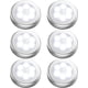 thumbnail image 1 of Paquete de 6 luces con sensor de movimiento a pilas para interior, luces LED para armario, luz nocturna inalámbrica con pilas, apliques de pared adhesivos para despensa, armario, cocina, escaleras, pa, 1 of 5