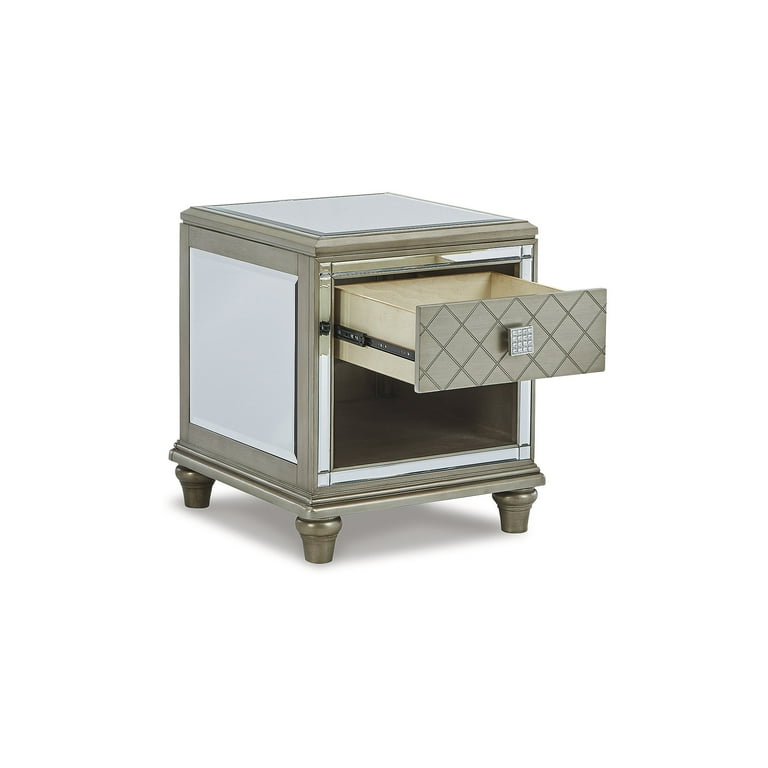 Chevanna End Table - Platinum Chevanna End Table - Platinum