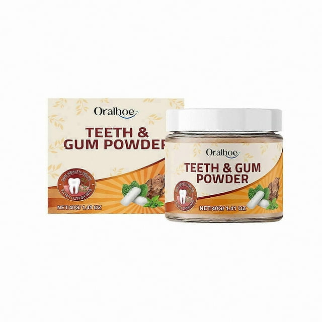 Herbal Gum Powder for Oral Care Fresh Clean Teeth Natural Solution